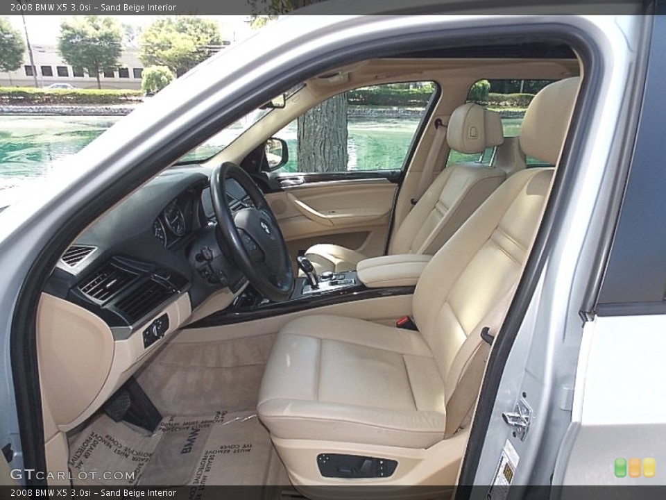 Sand Beige Interior Photo for the 2008 BMW X5 3.0si #105733946