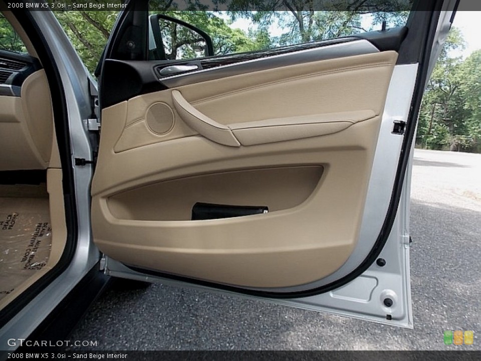 Sand Beige Interior Door Panel for the 2008 BMW X5 3.0si #105734039