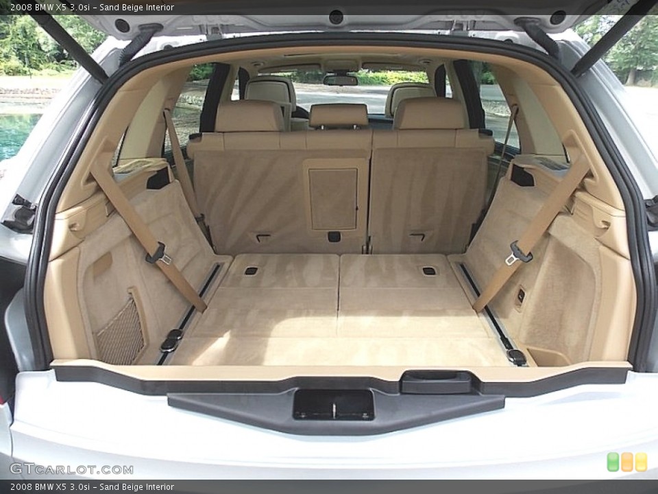 Sand Beige Interior Trunk for the 2008 BMW X5 3.0si #105734492