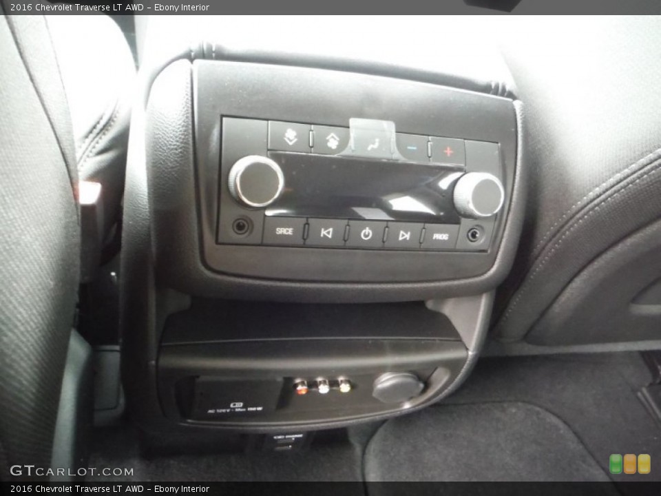 Ebony Interior Controls for the 2016 Chevrolet Traverse LT AWD #105735674