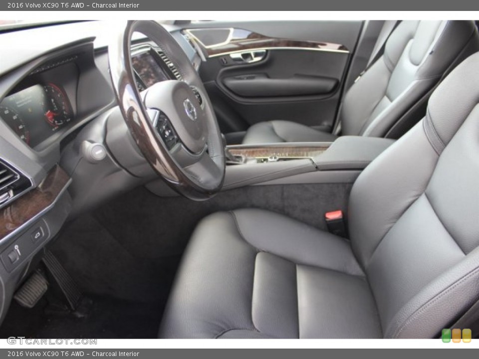 Charcoal Interior Front Seat for the 2016 Volvo XC90 T6 AWD #105737432