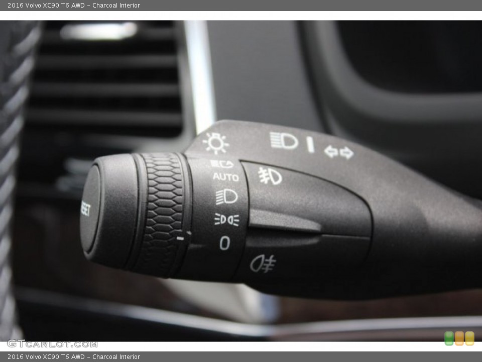 Charcoal Interior Controls for the 2016 Volvo XC90 T6 AWD #105737688