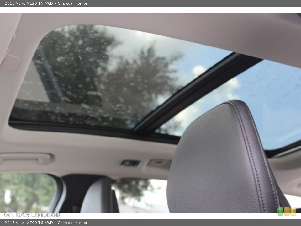 Charcoal Interior Sunroof for the 2016 Volvo XC90 T6 AWD #105737702