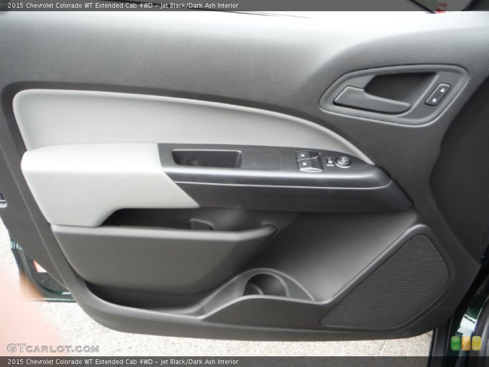 Jet Black/Dark Ash Interior Door Panel for the 2015 Chevrolet Colorado WT Extended Cab 4WD #105737732