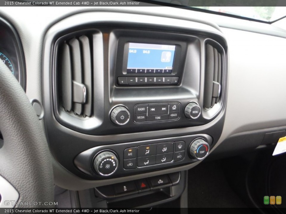 Jet Black/Dark Ash Interior Controls for the 2015 Chevrolet Colorado WT Extended Cab 4WD #105737749
