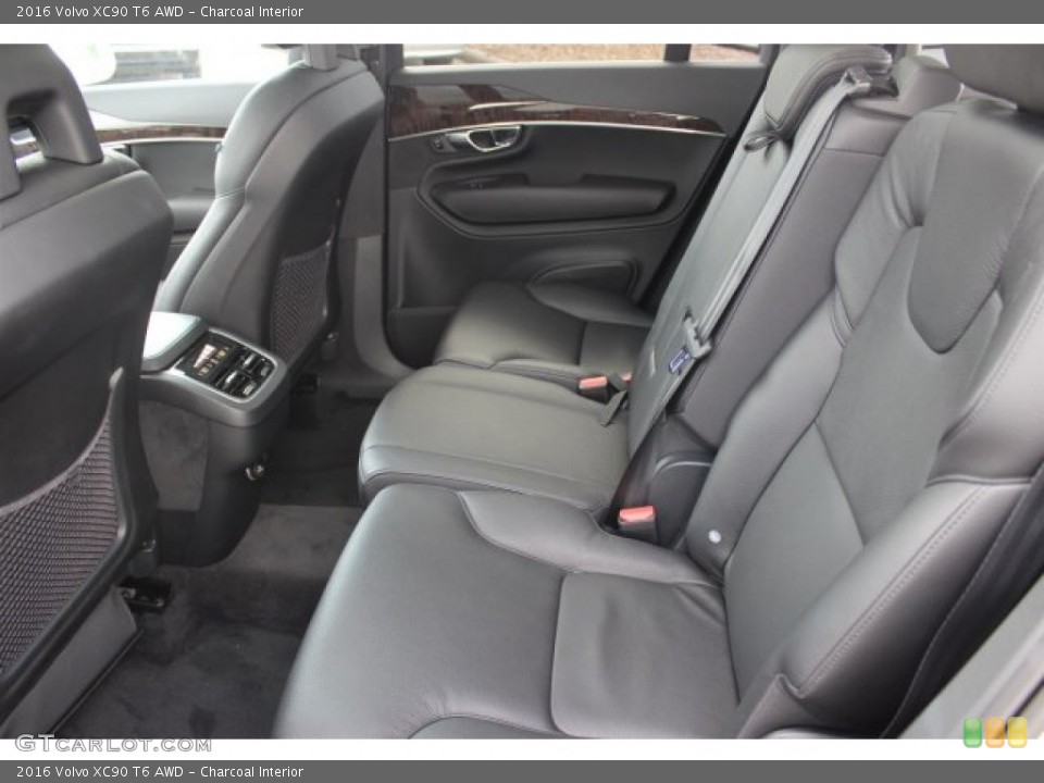 Charcoal Interior Rear Seat for the 2016 Volvo XC90 T6 AWD #105737753