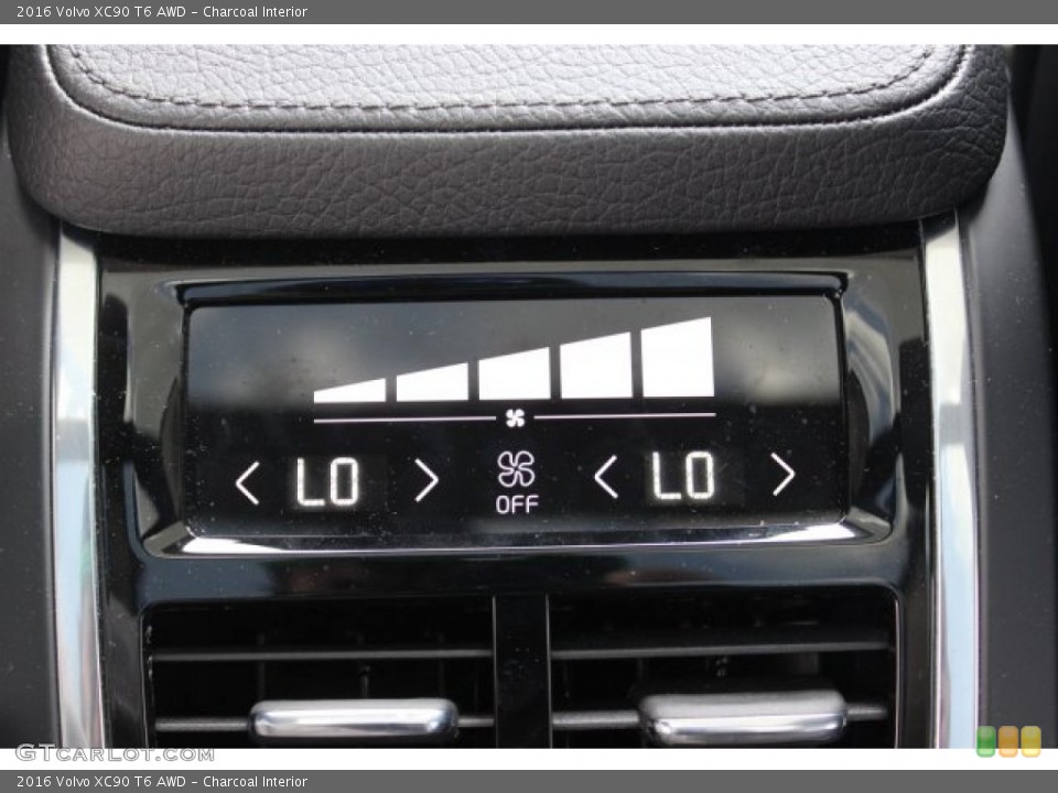 Charcoal Interior Controls for the 2016 Volvo XC90 T6 AWD #105737766