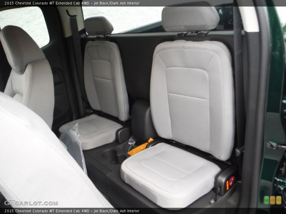 Jet Black/Dark Ash Interior Rear Seat for the 2015 Chevrolet Colorado WT Extended Cab 4WD #105737798