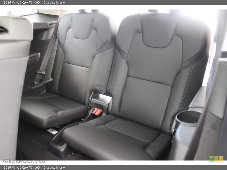 Charcoal Interior Rear Seat for the 2016 Volvo XC90 T6 AWD #105737816