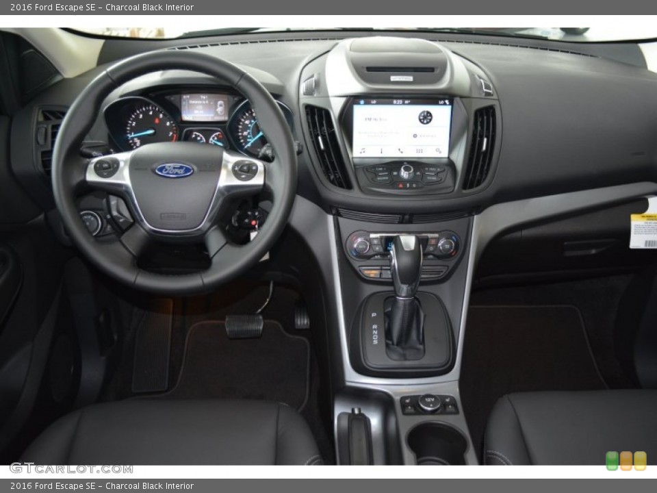 Charcoal Black Interior Dashboard for the 2016 Ford Escape SE #105745070