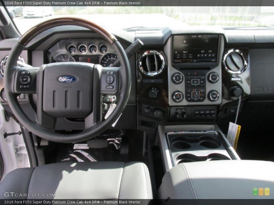 Platinum Black Interior Dashboard for the 2016 Ford F350 Super Duty Platinum Crew Cab 4x4 DRW #105746432