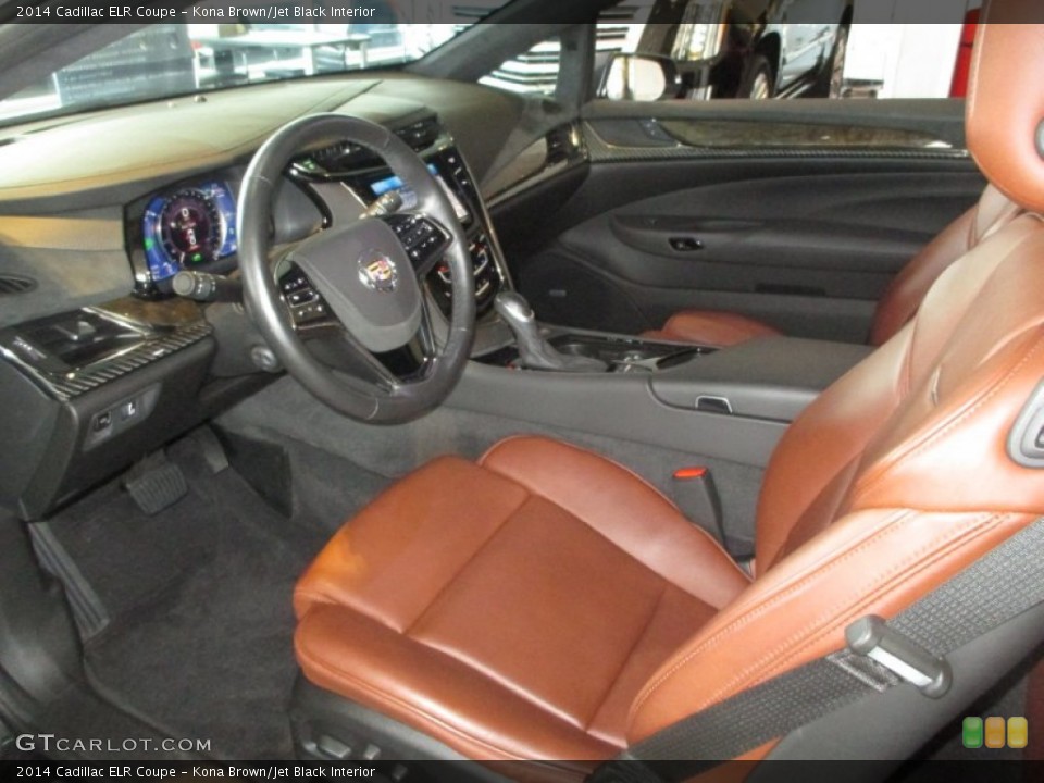 Kona Brown/Jet Black 2014 Cadillac ELR Interiors