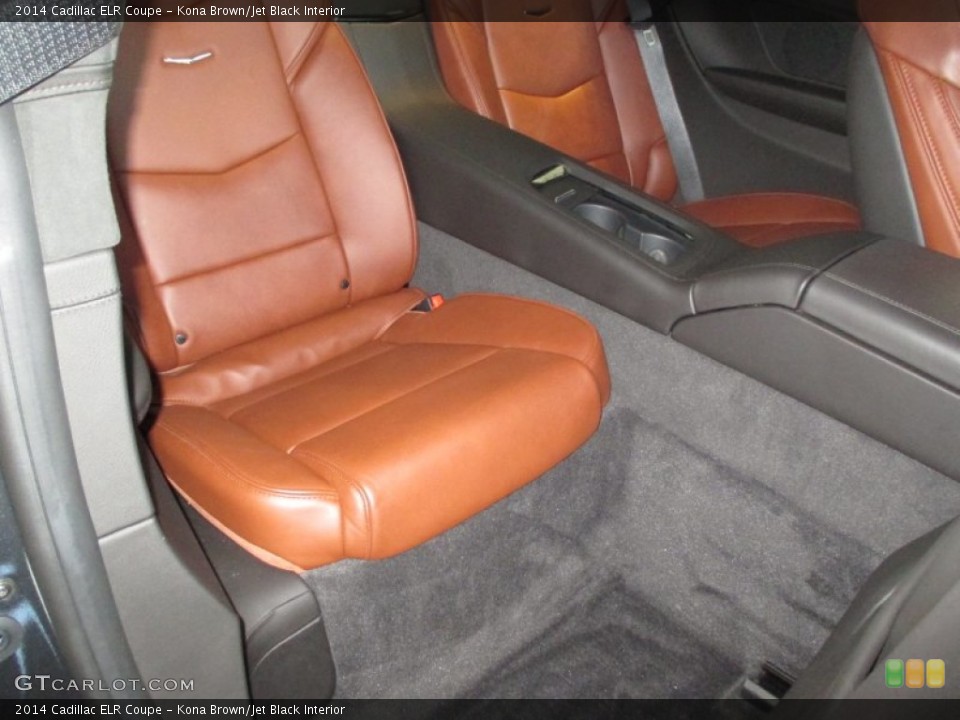 Kona Brown/Jet Black Interior Rear Seat for the 2014 Cadillac ELR Coupe #105749489