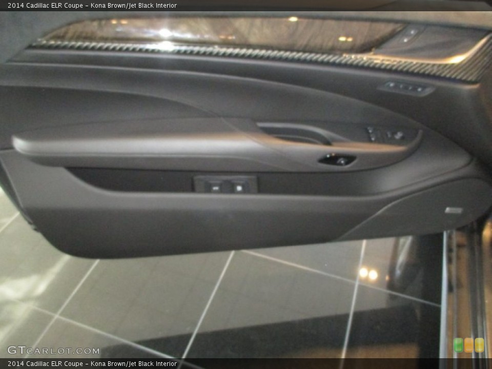 Kona Brown/Jet Black Interior Door Panel for the 2014 Cadillac ELR Coupe #105749573