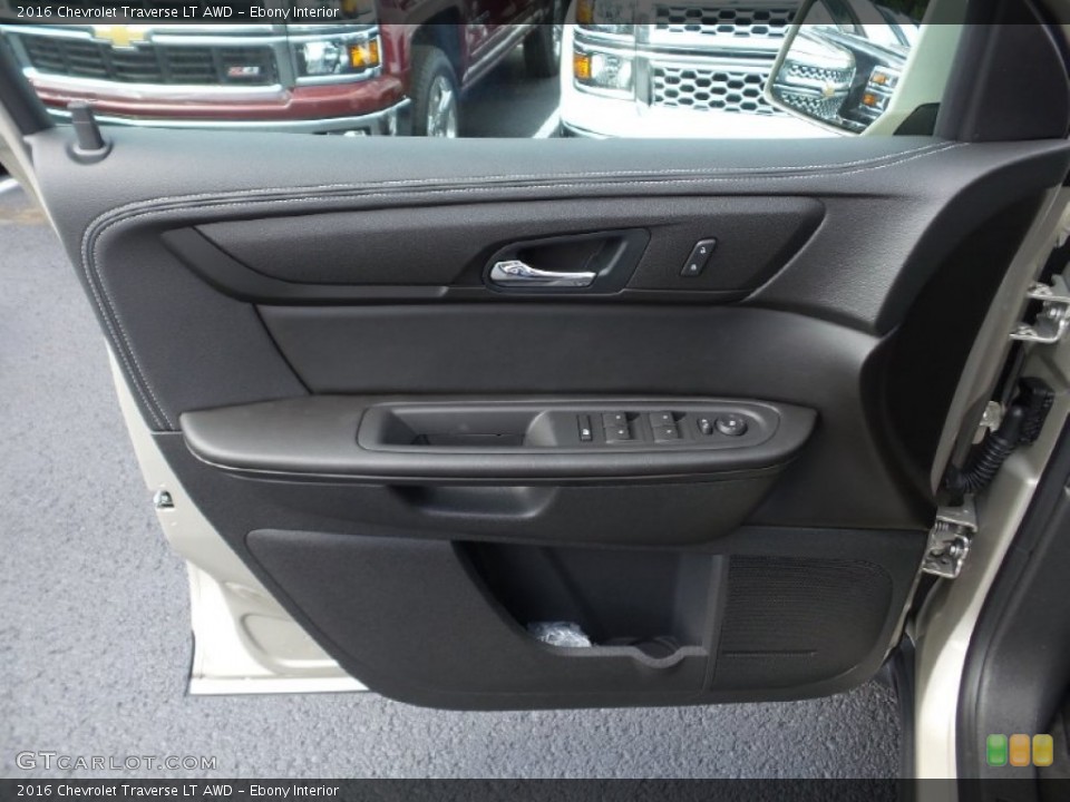 Ebony Interior Door Panel for the 2016 Chevrolet Traverse LT AWD #105751007