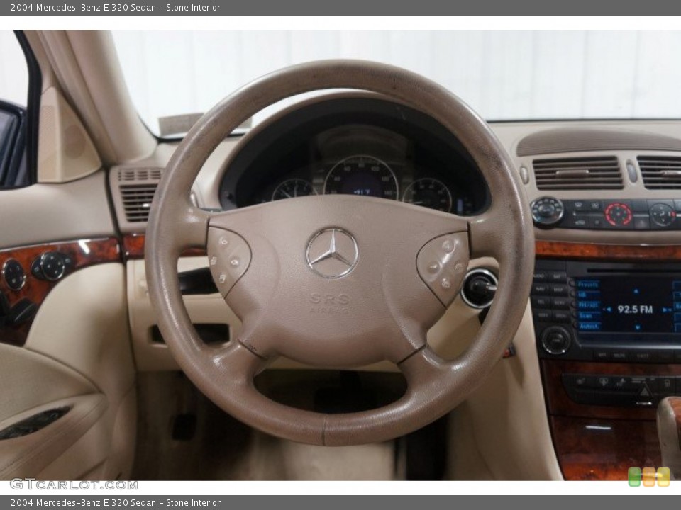 Stone Interior Steering Wheel for the 2004 Mercedes-Benz E 320 Sedan #105756266