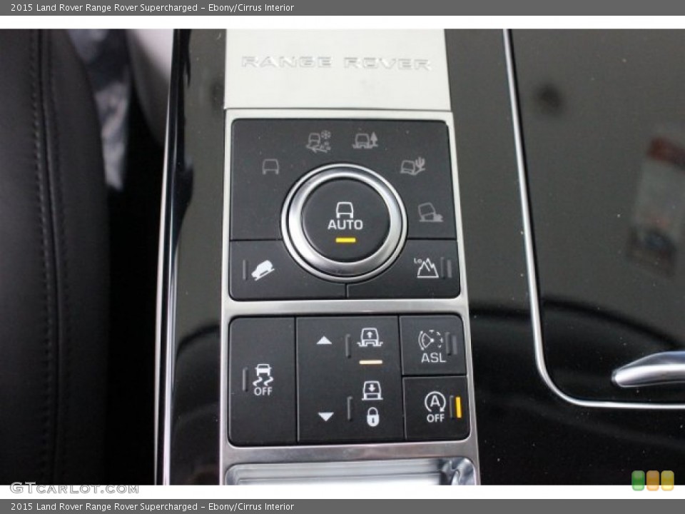 Ebony/Cirrus Interior Controls for the 2015 Land Rover Range Rover Supercharged #105759107