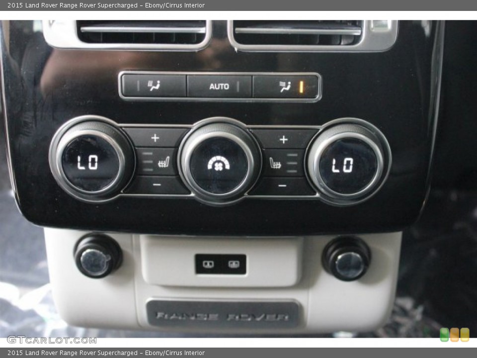 Ebony/Cirrus Interior Controls for the 2015 Land Rover Range Rover Supercharged #105759581