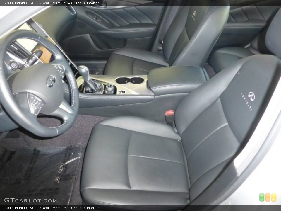 Graphite Interior Photo for the 2014 Infiniti Q 50 3.7 AWD Premium #105760007