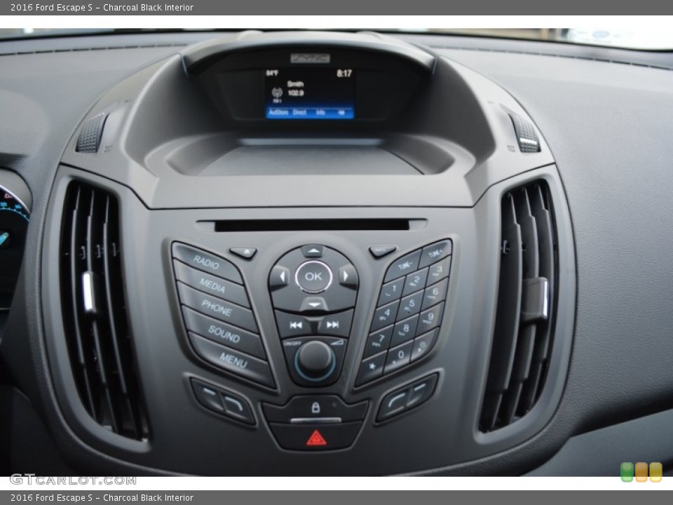 Charcoal Black Interior Controls for the 2016 Ford Escape S #105763832