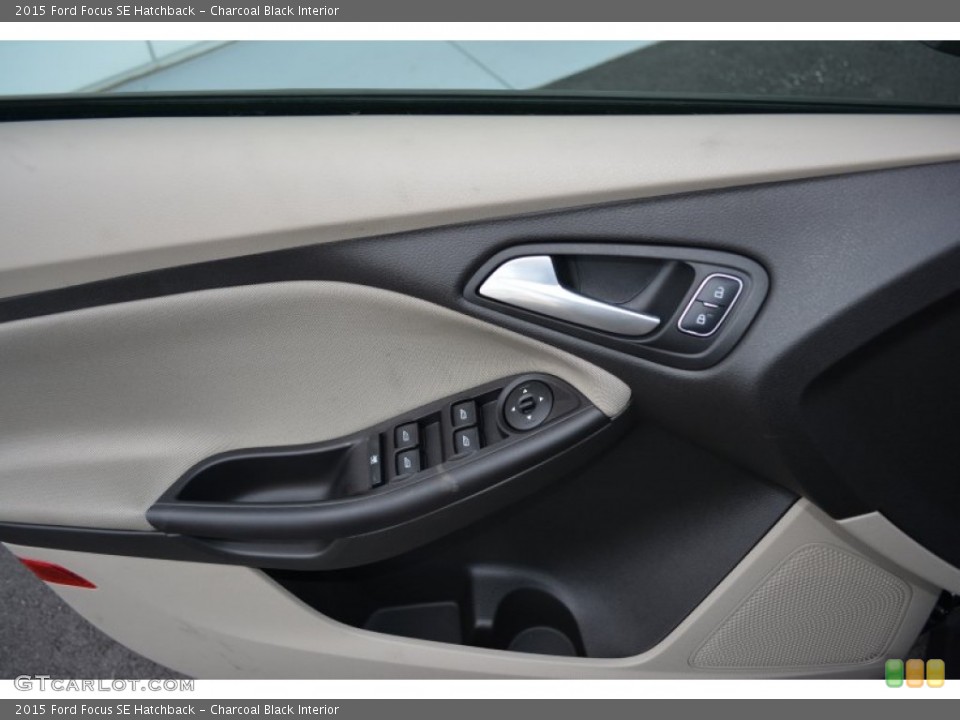 Charcoal Black Interior Door Panel for the 2015 Ford Focus SE Hatchback #105764333