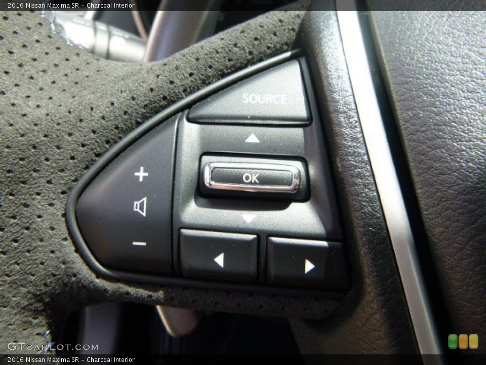 Charcoal Interior Controls for the 2016 Nissan Maxima SR #105766442