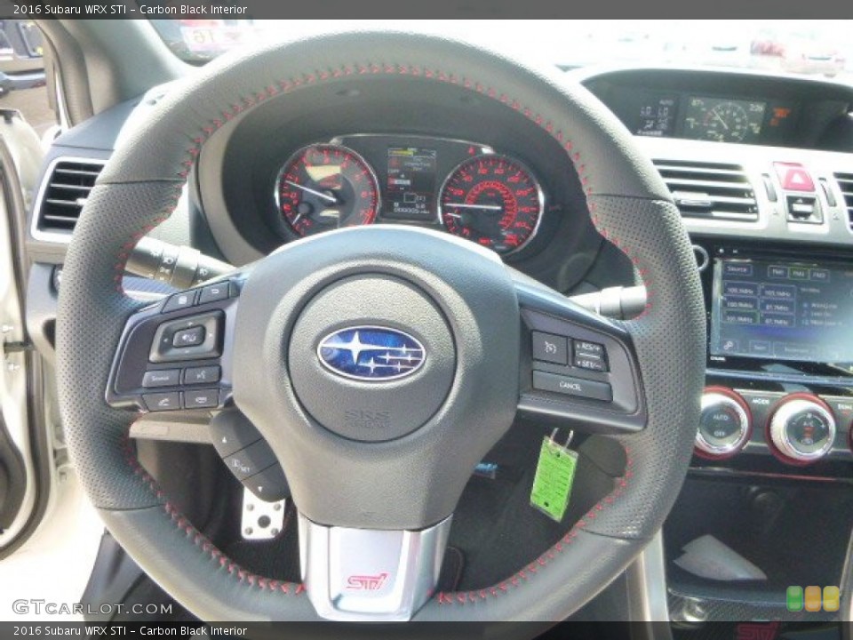 Carbon Black Interior Steering Wheel for the 2016 Subaru WRX STI #105768620