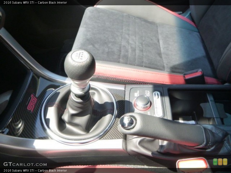 Carbon Black Interior Transmission for the 2016 Subaru WRX STI #105768638