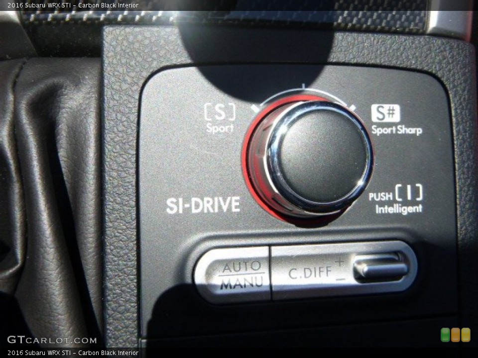 Carbon Black Interior Controls for the 2016 Subaru WRX STI #105768656