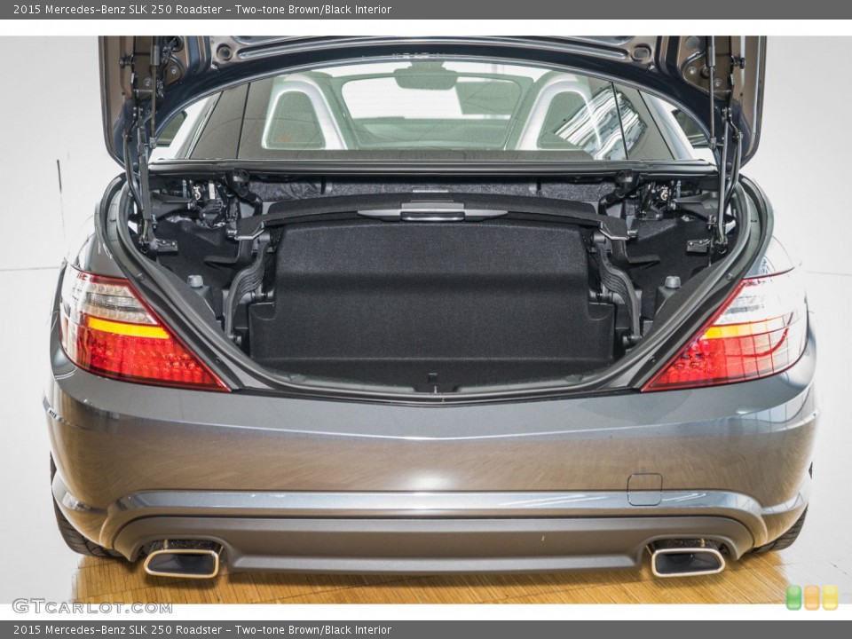 Two-tone Brown/Black Interior Trunk for the 2015 Mercedes-Benz SLK 250 Roadster #105772166