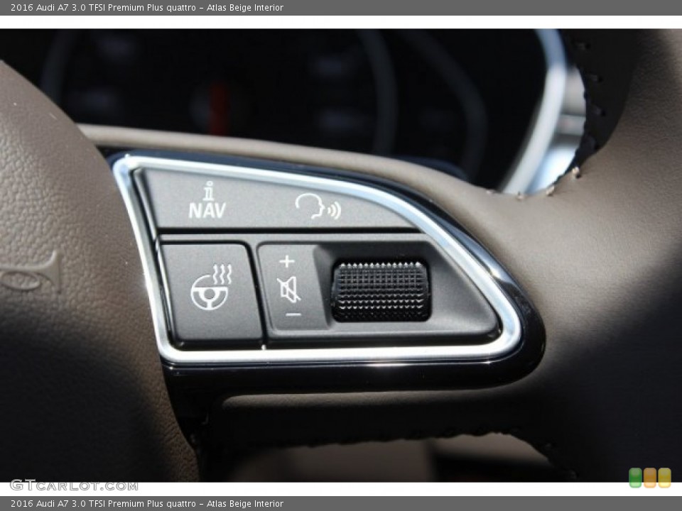 Atlas Beige Interior Controls for the 2016 Audi A7 3.0 TFSI Premium Plus quattro #105772874