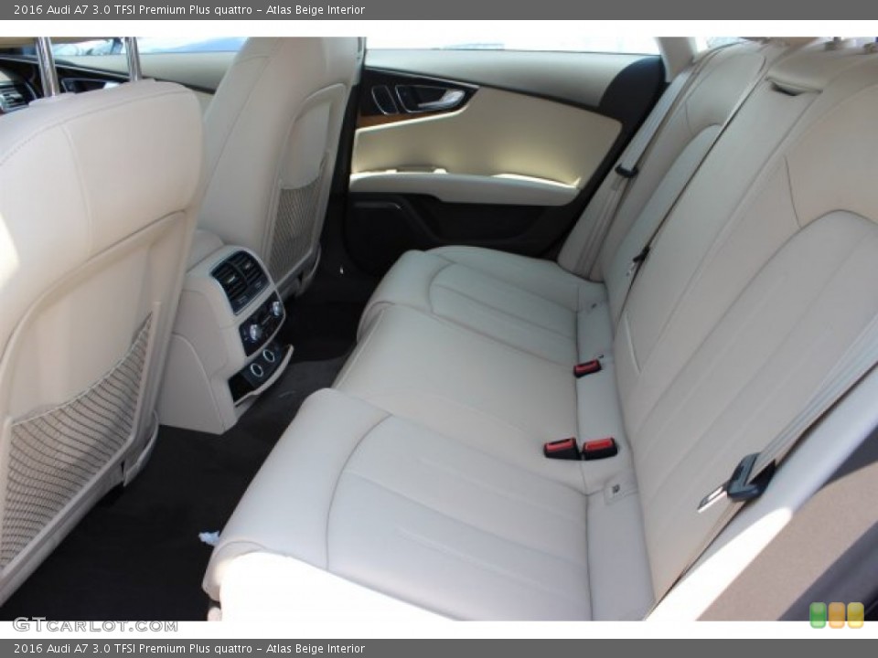 Atlas Beige Interior Rear Seat for the 2016 Audi A7 3.0 TFSI Premium Plus quattro #105772979