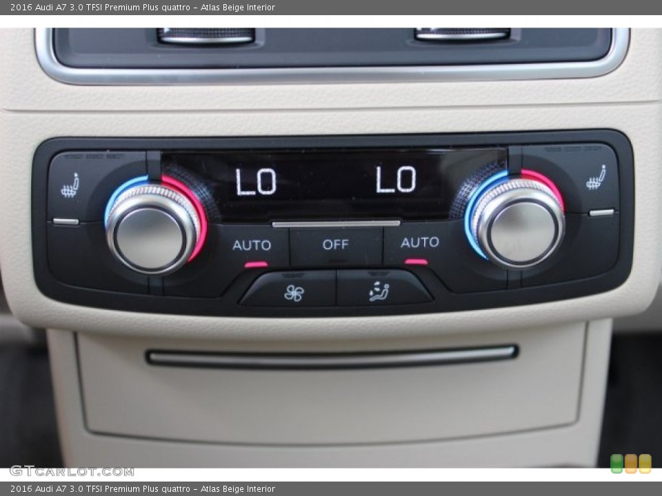 Atlas Beige Interior Controls for the 2016 Audi A7 3.0 TFSI Premium Plus quattro #105773016