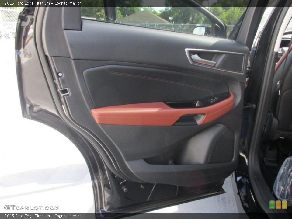 Cognac Interior Door Panel for the 2015 Ford Edge Titanium #105773600