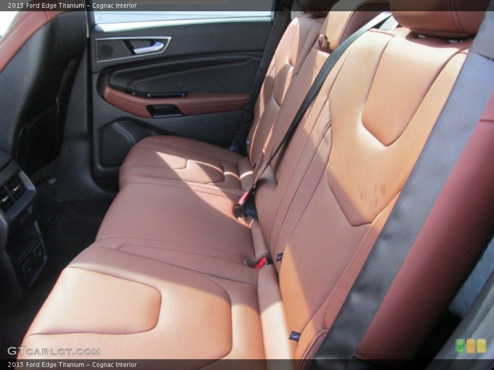 Cognac Interior Rear Seat for the 2015 Ford Edge Titanium #105773612