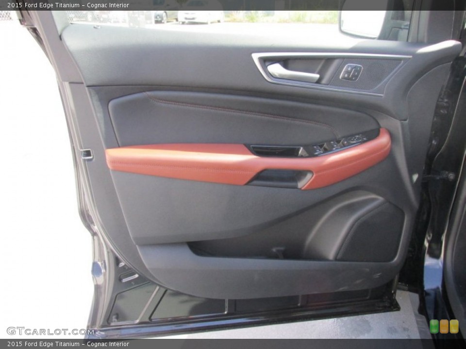 Cognac Interior Door Panel for the 2015 Ford Edge Titanium #105773630