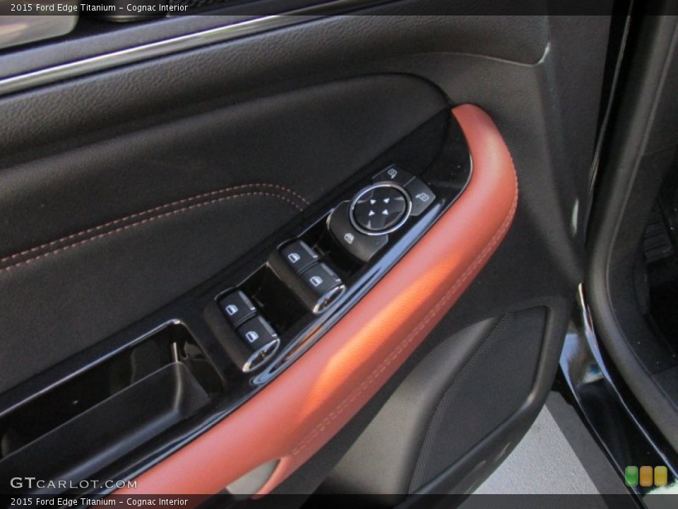 Cognac Interior Controls for the 2015 Ford Edge Titanium #105773649