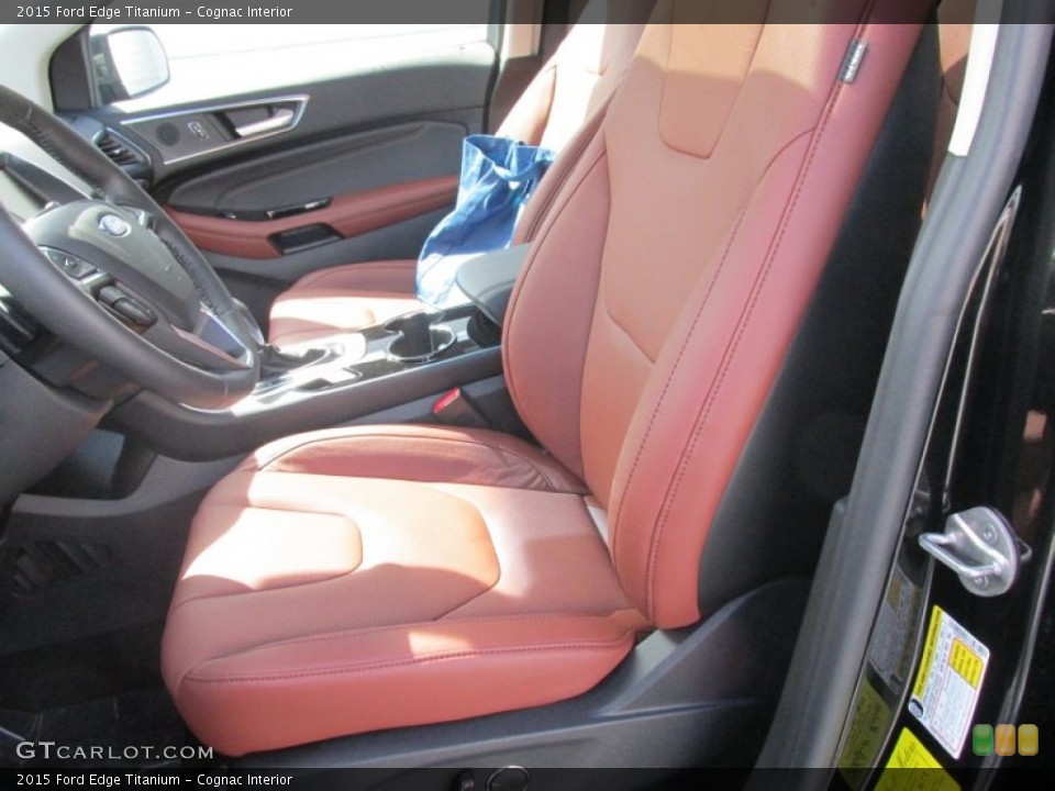 Cognac Interior Front Seat for the 2015 Ford Edge Titanium #105773666