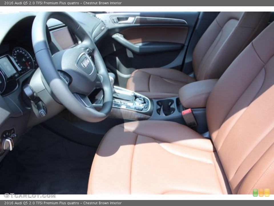 Chestnut Brown Interior Front Seat for the 2016 Audi Q5 2.0 TFSI Premium Plus quattro #105774146