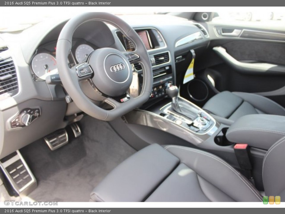 Black Interior Photo for the 2016 Audi SQ5 Premium Plus 3.0 TFSI quattro #105776081