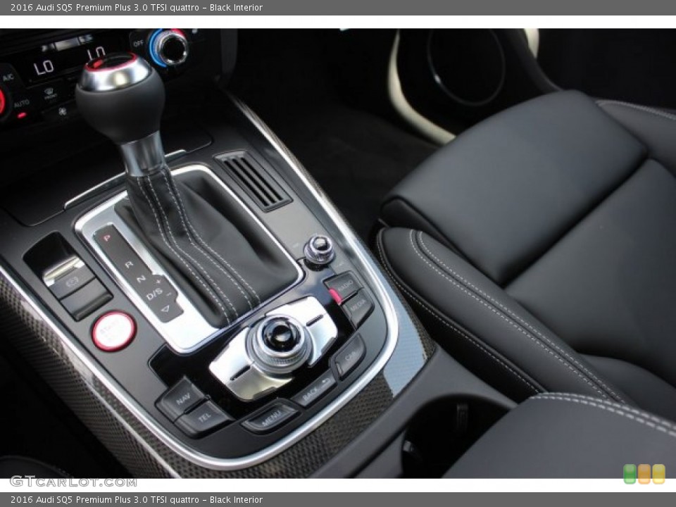 Black Interior Controls for the 2016 Audi SQ5 Premium Plus 3.0 TFSI quattro #105776130