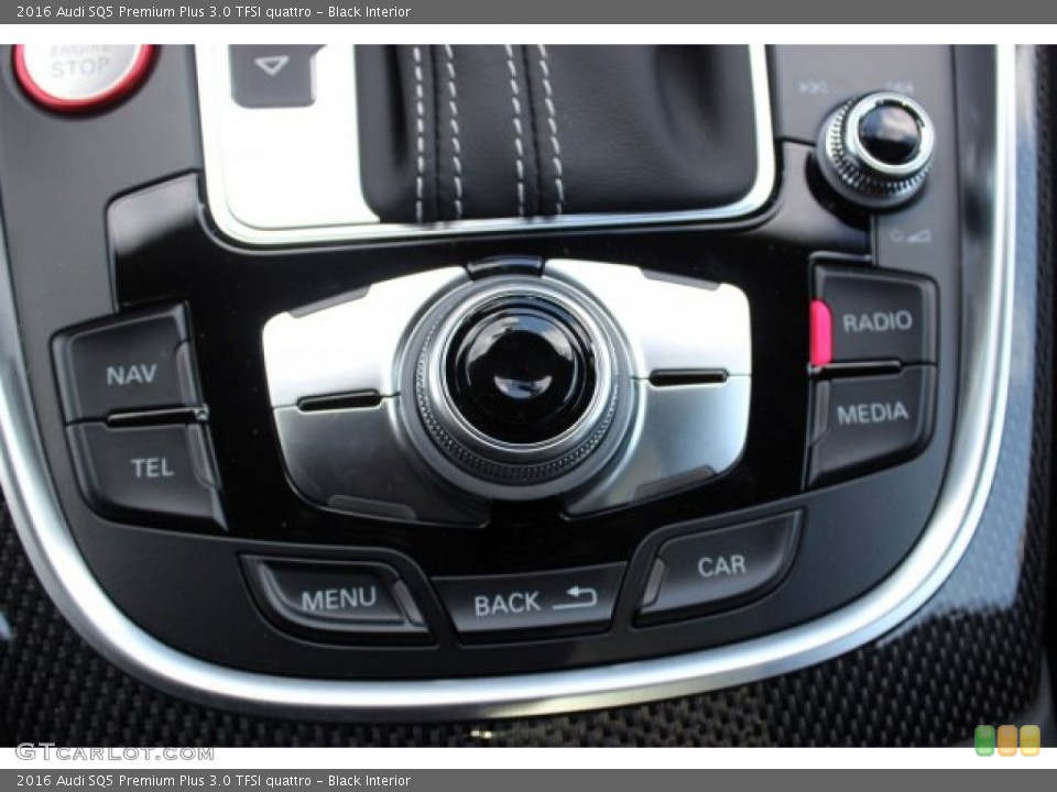 Black Interior Controls for the 2016 Audi SQ5 Premium Plus 3.0 TFSI quattro #105776270