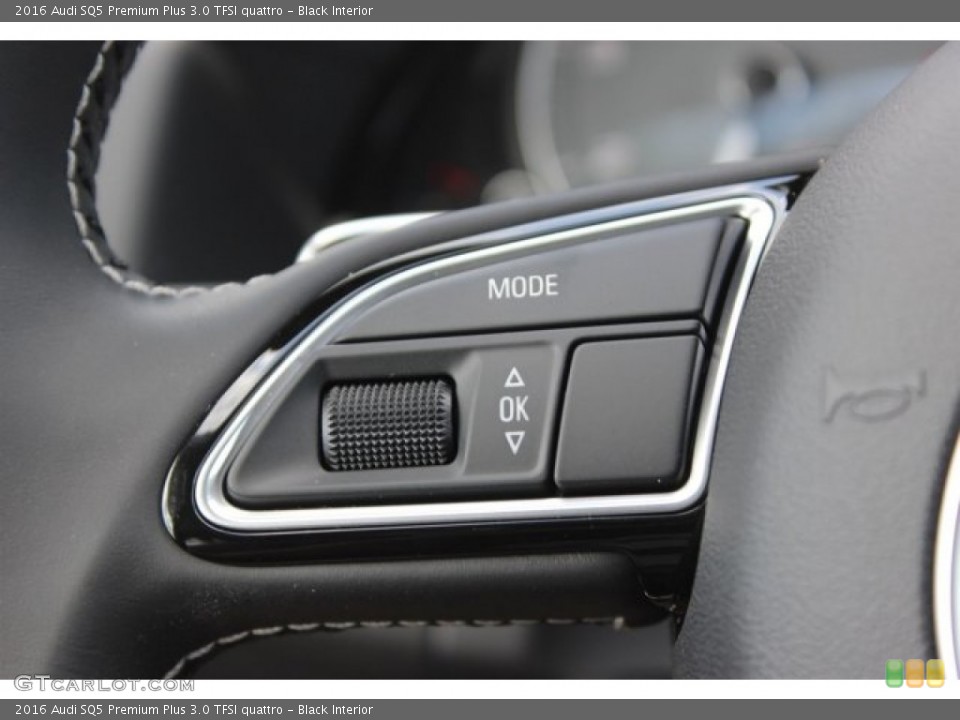 Black Interior Controls for the 2016 Audi SQ5 Premium Plus 3.0 TFSI quattro #105776426