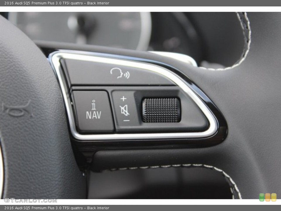 Black Interior Controls for the 2016 Audi SQ5 Premium Plus 3.0 TFSI quattro #105776438
