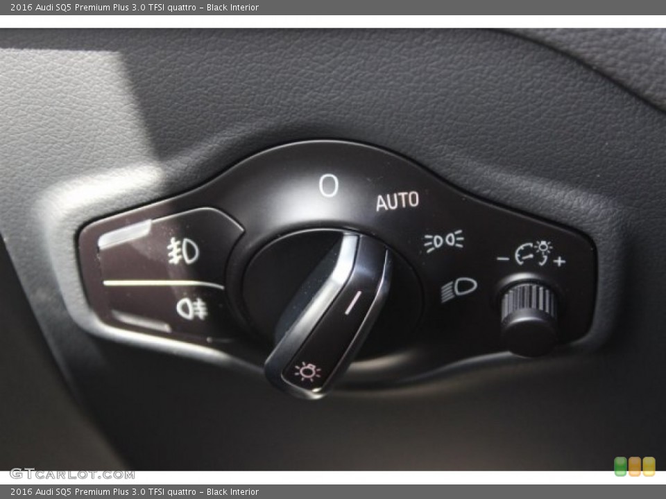 Black Interior Controls for the 2016 Audi SQ5 Premium Plus 3.0 TFSI quattro #105776477