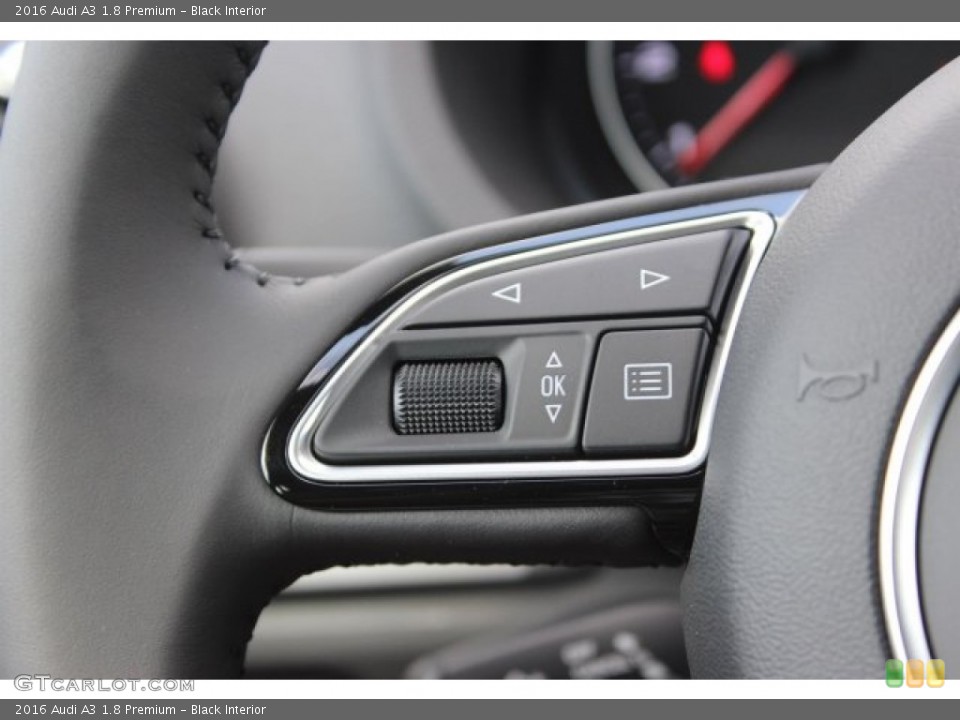 Black Interior Controls for the 2016 Audi A3 1.8 Premium #105778175