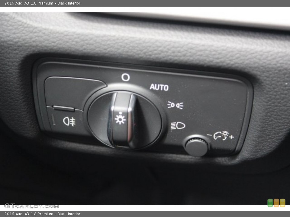 Black Interior Controls for the 2016 Audi A3 1.8 Premium #105778191
