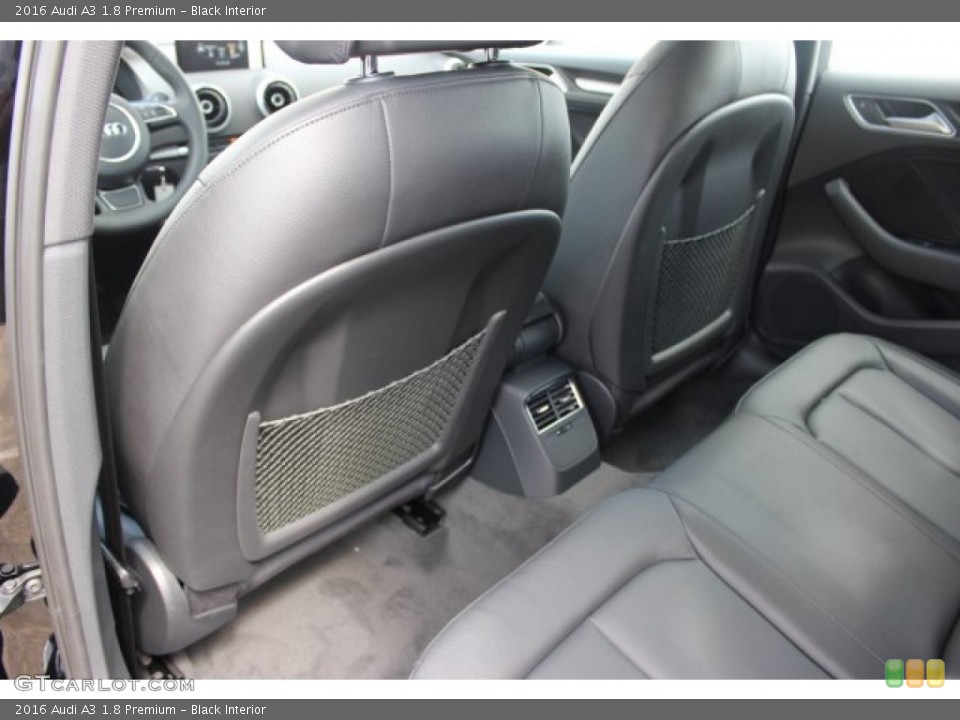 Black Interior Rear Seat for the 2016 Audi A3 1.8 Premium #105778221