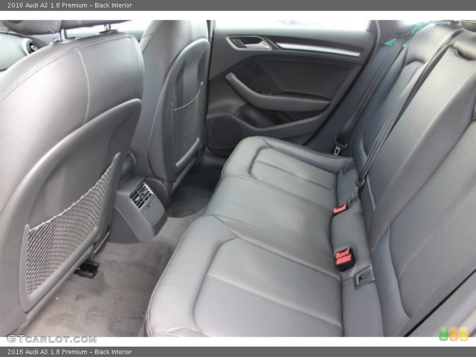 Black Interior Rear Seat for the 2016 Audi A3 1.8 Premium #105778241