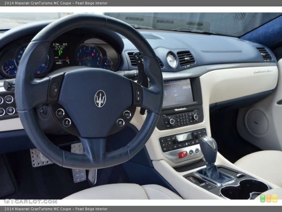 Pearl Beige Interior Dashboard for the 2014 Maserati GranTurismo MC Coupe #105804285